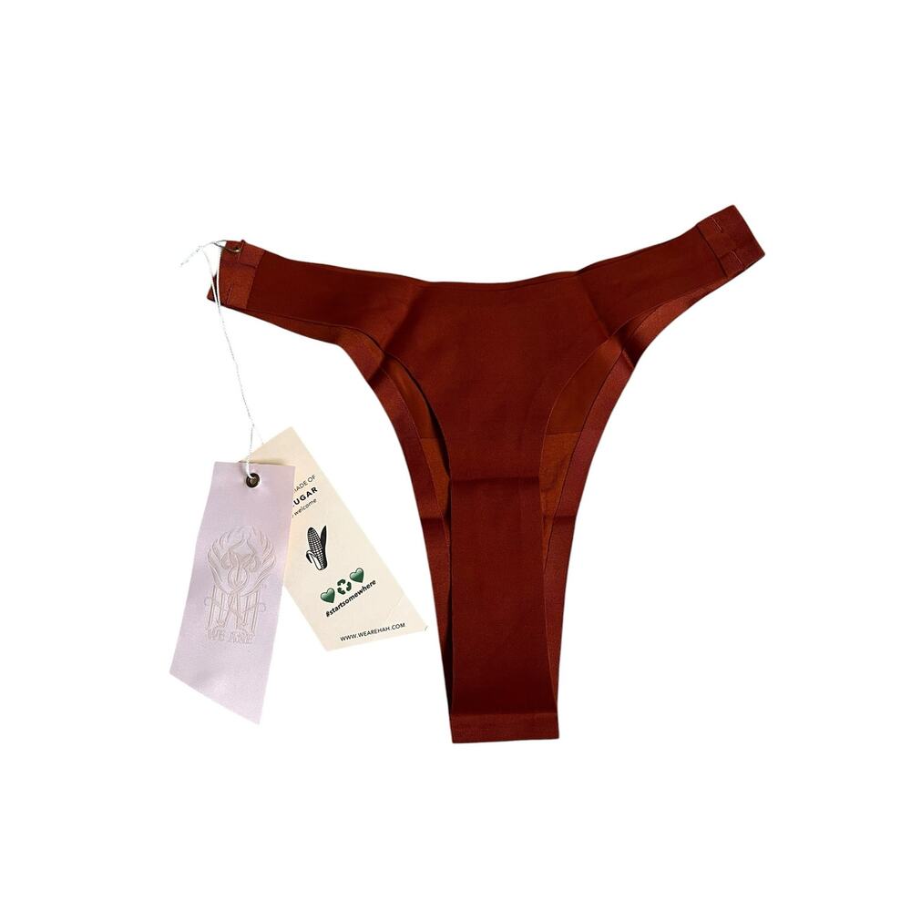 We are HAH / Free People NWT High End Thong XS NWT $24 Bronze Seamless Style